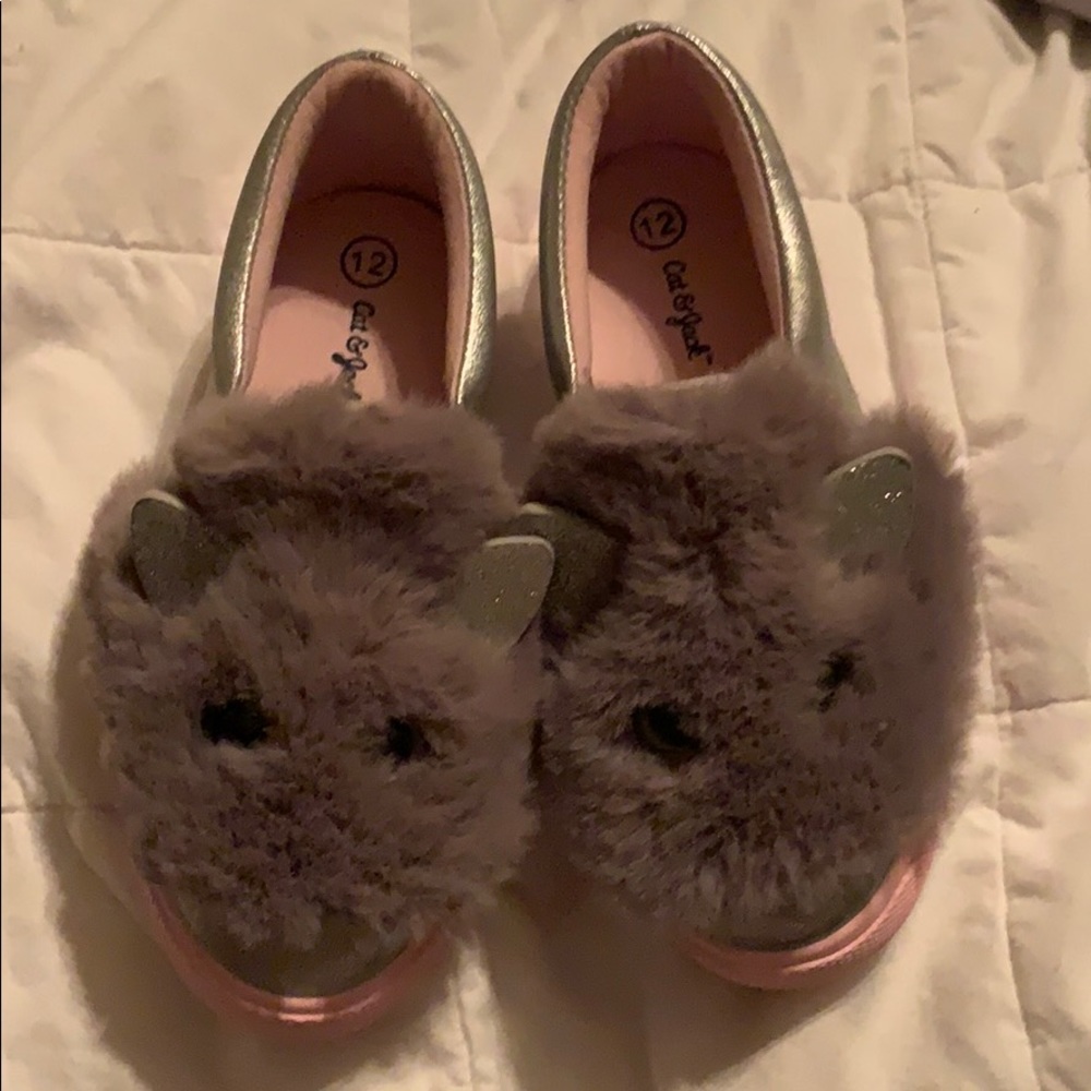 Girls animal fuzzy cute shoes